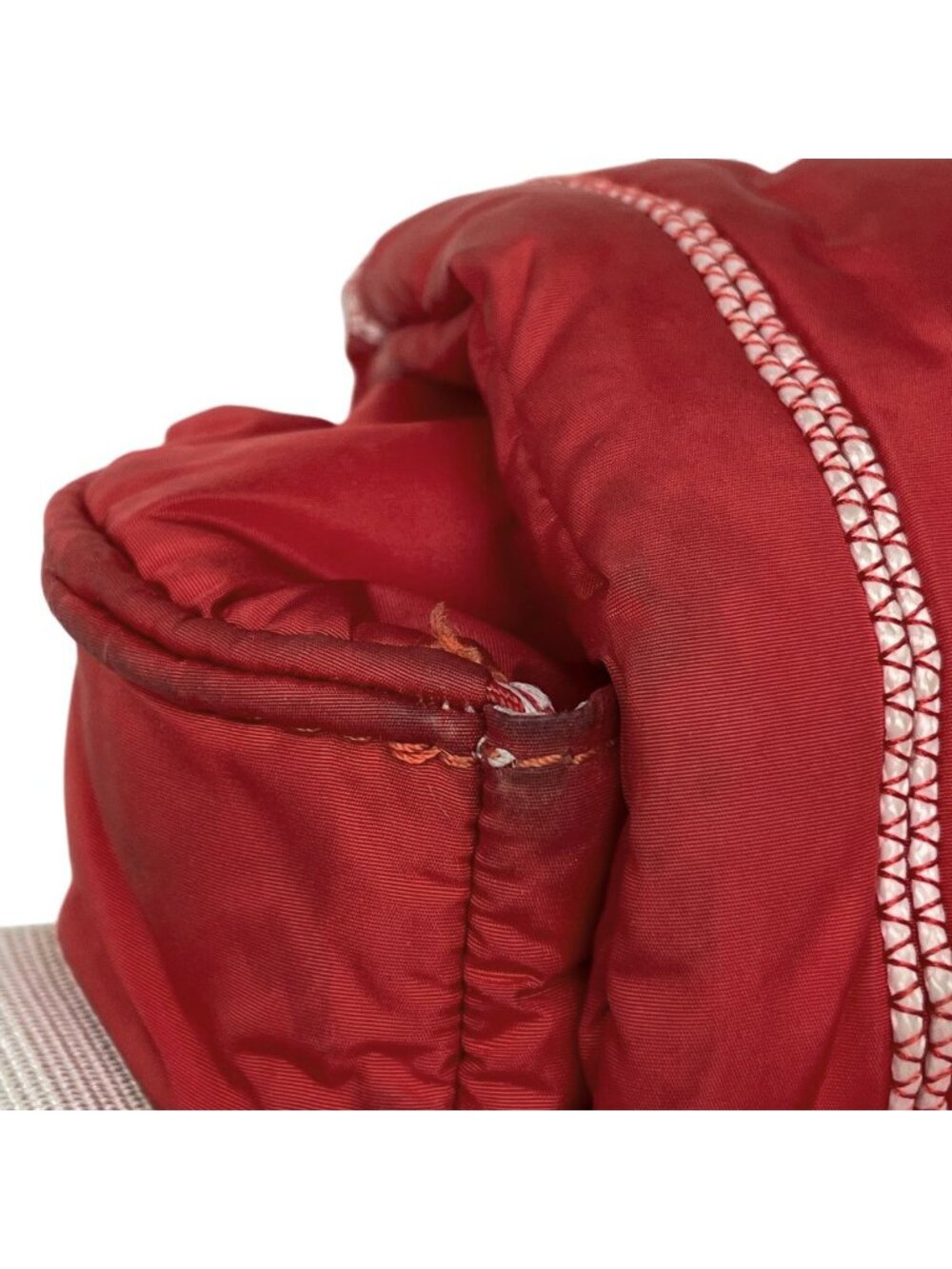 Chanel Sports Line Shoulder Bag CC Logo Nylon Red - Picture 9 of 15